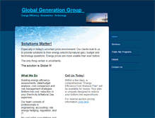 Tablet Screenshot of globalgengroup.com